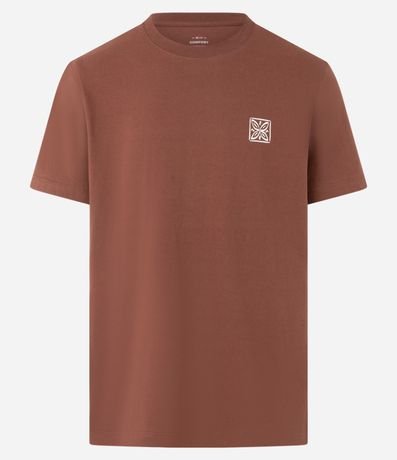 Remera Comfort en Algodón con Estampa Localizada y Lettering 7