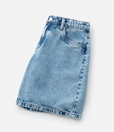 Bermuda Infantil en Jeans con Cinturón de Corazón - Tam  5 a 14 años 9