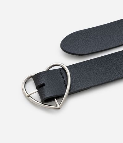 Bermuda Infantil en Jeans con Cinturón de Corazón - Tam  5 a 14 años 10