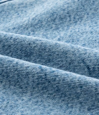 Bermuda Infantil en Jeans con Cinturón de Corazón - Tam  5 a 14 años 4