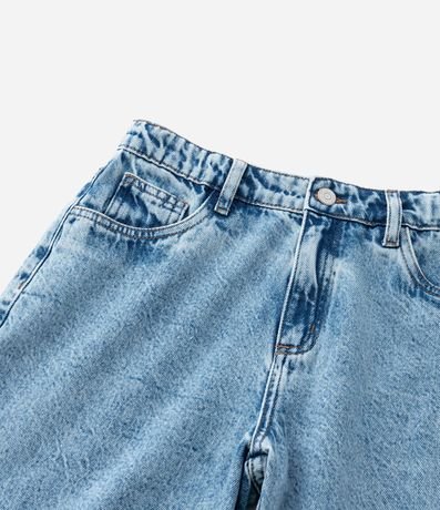 Bermuda Infantil en Jeans con Cinturón de Corazón - Tam  5 a 14 años 8