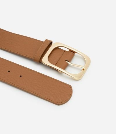 Cinturón Mediano en PU con Hebilla Quadrada 2