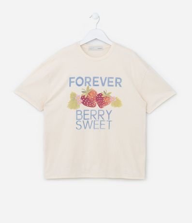 Remera Infantil con Estampa de Frutilla Forever Berry Sweet - Talle 5 a 14 años 2