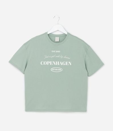 Remera Infantil con Lettering Copenhagen - Talle 5 a 14 años 2