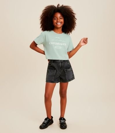 Remera Infantil con Lettering Copenhagen - Talle 5 a 14 años