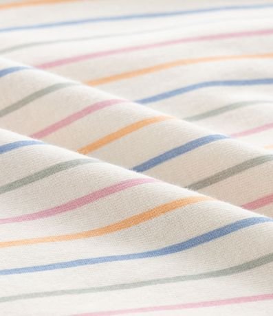 Vestido Infantil con Estampa Rayada - Talle 5 a 14 años 3