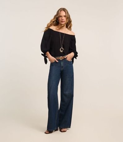 Blusa Sastrería en Viscosa con Lazo en el Puño 2