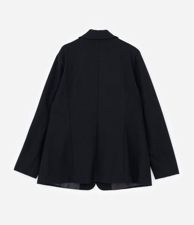 Blazer Slim Alargado en Punto Roma Curve & Plus Size 6