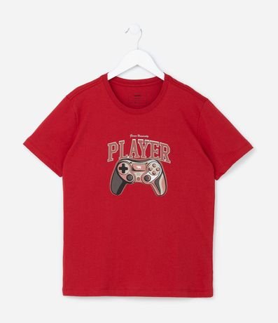 Remera Infantil con Estampa de Vídeo Game y Carpincho - Talle 5 A 14 años 1