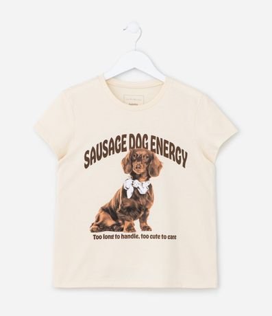 Remera Infantil con Estampa Perrito - Talle 5 a 14 años 1