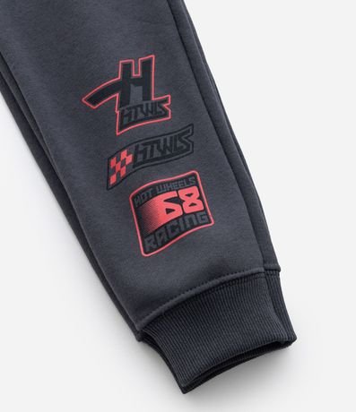 Pantalón Infantil en Algodón Hot Wheels - Talle 4 a 10 años 4