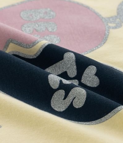 Remera Regular Infantil con Estampa de Corazón Besties Friends - Talle 5 a 14 años 3