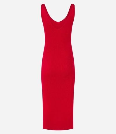 Vestido Midi en Punto Texturizado 4