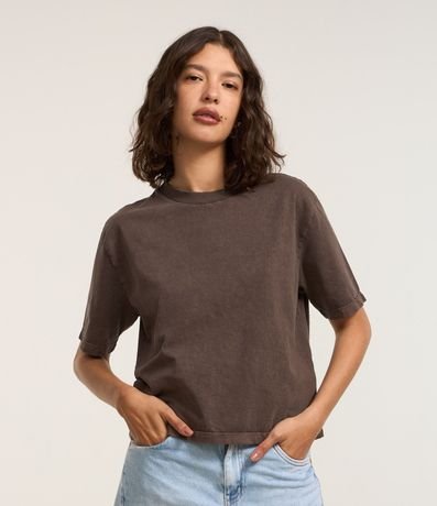 Remera en Algodón con Efecto Lavado 1