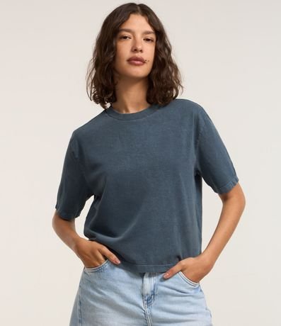 Remera en Algodón con Efecto Lavado 2