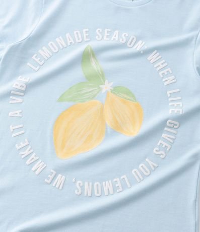 Remera Regular Infantil con Estampa de Limón Siciliano - Talle 5 a 14 años 5