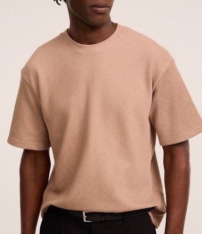 Remera Boxy en Algodón con Escote Bote y Acanalada 3