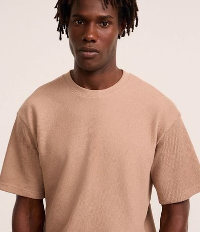 Remera Boxy en Algodón con Escote Bote y Acanalada 4