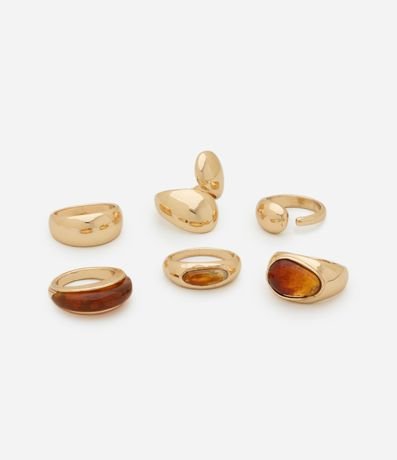 Kit 06 anillos Diversos 2