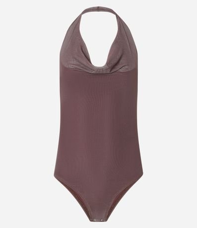 Body Frente Única en Tule con Escote Degagê 5