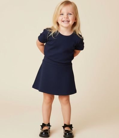 Short Pollera Infantil Básico en Algodón - Talle 1 a 6 años 1