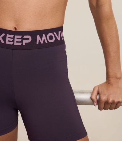 Bermuda Crossfiteira Deportiva con Cintura de Elástico Estampado 3