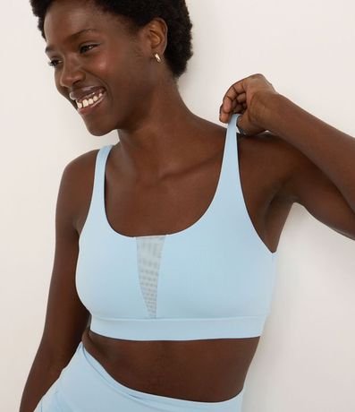 Top Deportivo en Microfibra con Recortes de Tule 4