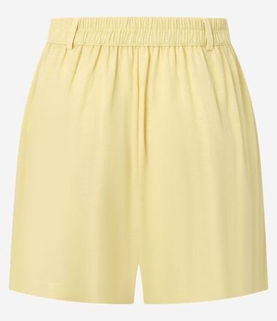 Short en Viscolino con Cintura Sastre y Frisos 6