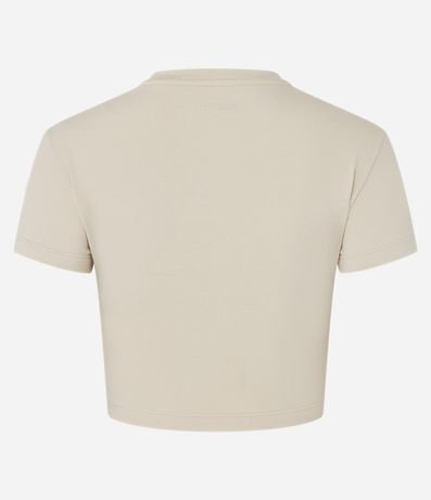 Blusa New T-shirt en Algodón con Lettering Delantero 6