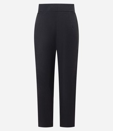 Pantalón Carrot Sastrería Cintura Alta con Recorte Pespunte 7