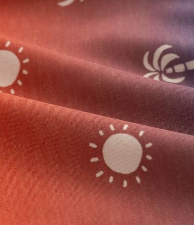 Bermuda Infantil de Baño con Estampa Degradé y Mini Iconos - Talle 5 a 14 años 3