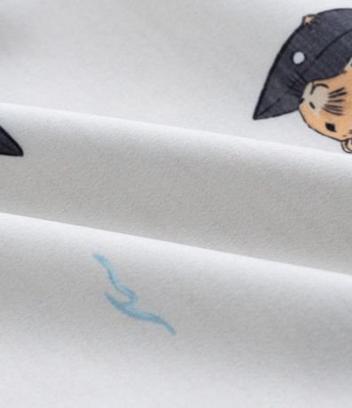 Bermuda Infantil en Microfibra con Mini Ícones de Capivara - Talle 5 a 14 años 3