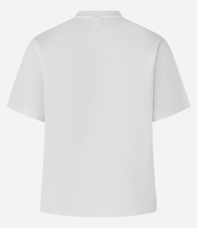 Remera Femenina de Algodón con Bordado de Conchas 3