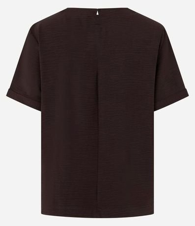 Blusa con Aberturas y Detalles de Pespuntes 3