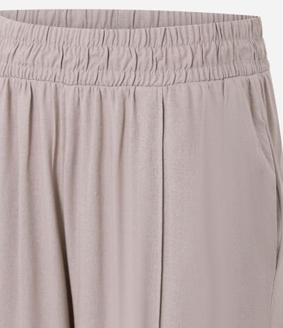 Pantalón Pantalona en Viscolino con Cintura Elástica 6