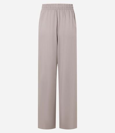 Pantalón Pantalona en Viscolino con Cintura Elástica 7