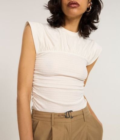 Blusa con Recorte y Textura 3