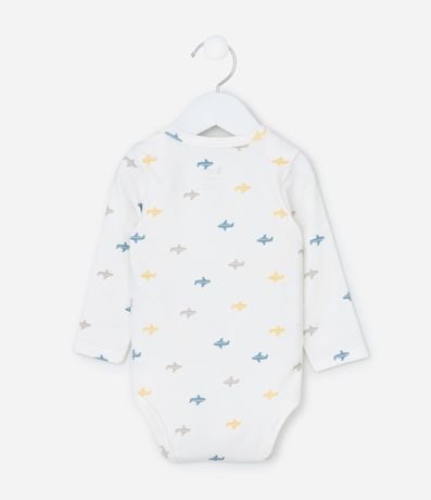 Body Infantil con Estampa de Aviones - Talle 0 a 18 meses 4