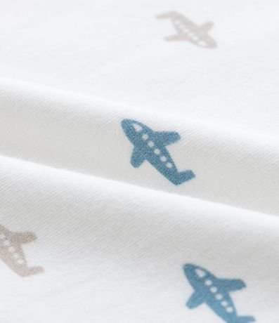 Body Infantil con Estampa de Aviones - Talle 0 a 18 meses 4