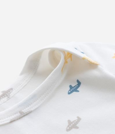 Body Infantil con Estampa de Aviones - Talle 0 a 18 meses 6