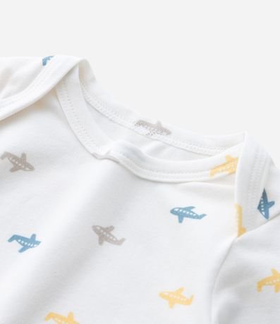 Body Infantil con Estampa de Aviones - Talle 0 a 18 meses 7