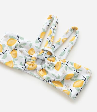 Bikini Infantil en Microfibra con Estampa Floral - Talle 7 a 16 años 9