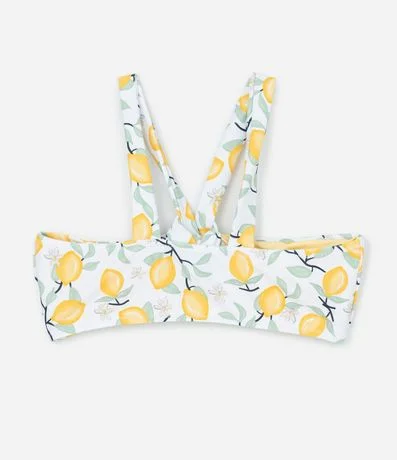 Bikini Infantil en Microfibra con Estampa Floral - Talle 7 a 16 años 4