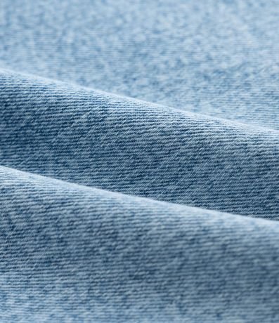 Pantalón Wide Infantil en Jeans con Terminación Deshilachada - Talle 5 a 14 años 4