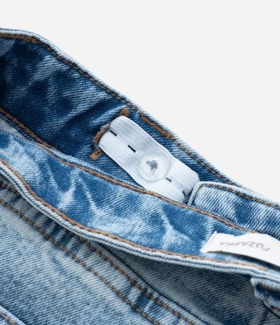 Pantalón Wide Infantil en Jeans con Terminación Deshilachada - Talle 5 a 14 años 7