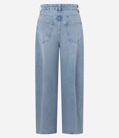 Pantalón Barrel Jeans con Recorte en la Entrepierna 6