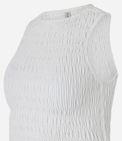 Blusa Musculosa en con Lastex y Volado en la Bajo 7