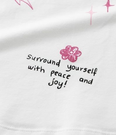 Remera Infantil Regular con Estampa de Ícones - Talle 5 a 16 años 5