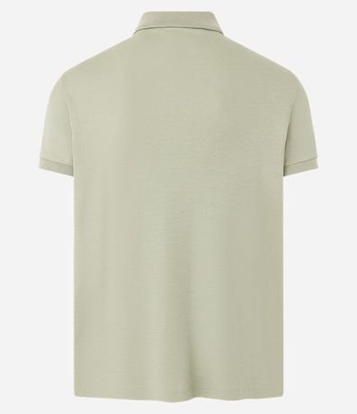 Remera Polo en Algodón con Cremallera en el Cuello 7