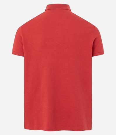 Polo Slim en Media Malla con Botones y Textura Acanalada 6